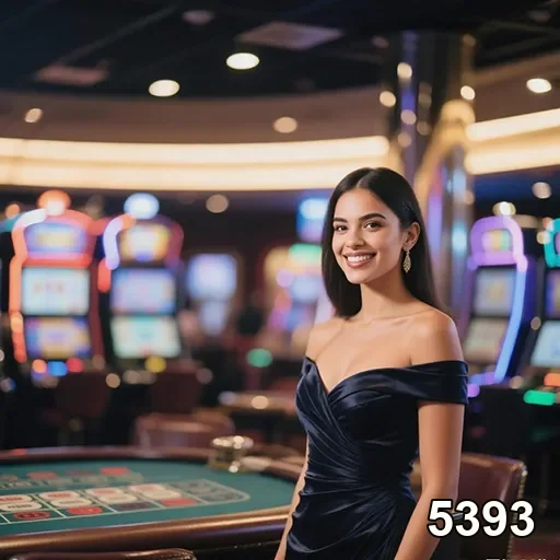 Imagem do Casino 5393, destaque para jogos de azar e ambiente elegante no site 5393.